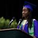 Class President Jasmine Jones looks up during the Ypsilanti High School Commencement at the Convocation Center on Tuesday, June 4. This is the 164th and final graduating class. Daniel Brenner I AnnArbor.com